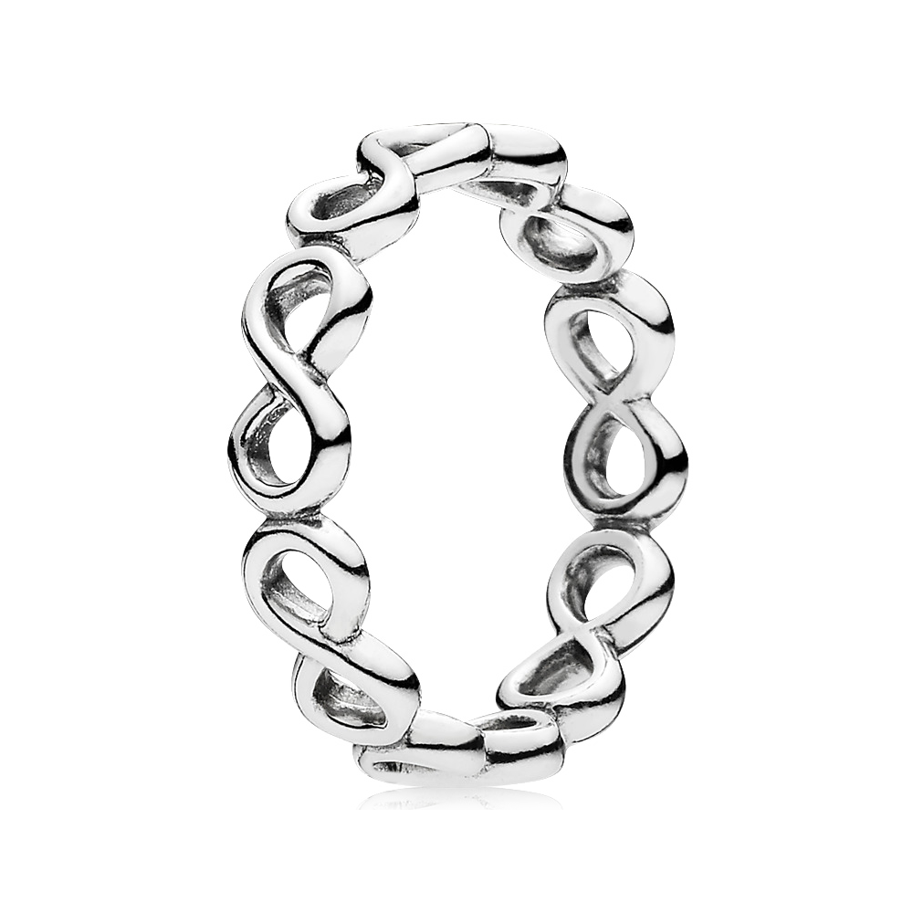 Infinity silver ring