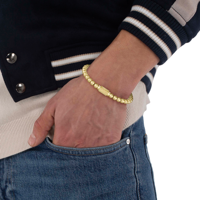 Pulseira Homem Aço Dourado Matchpoint