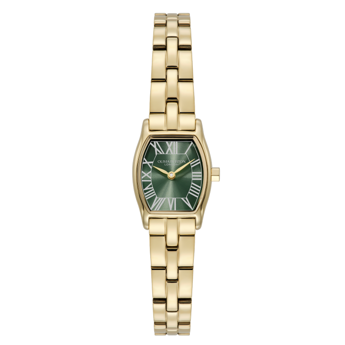 Relógio Mulher Tonneau Aço Dourado