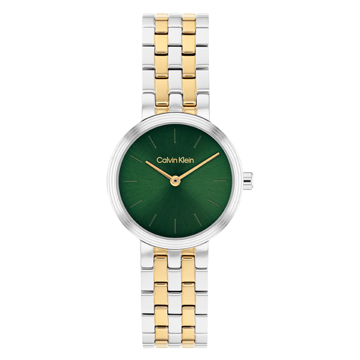 Relógio Senhora Bicolor e Verde