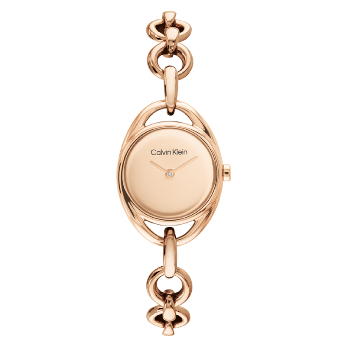 Relógio Senhora Dourado Rosa