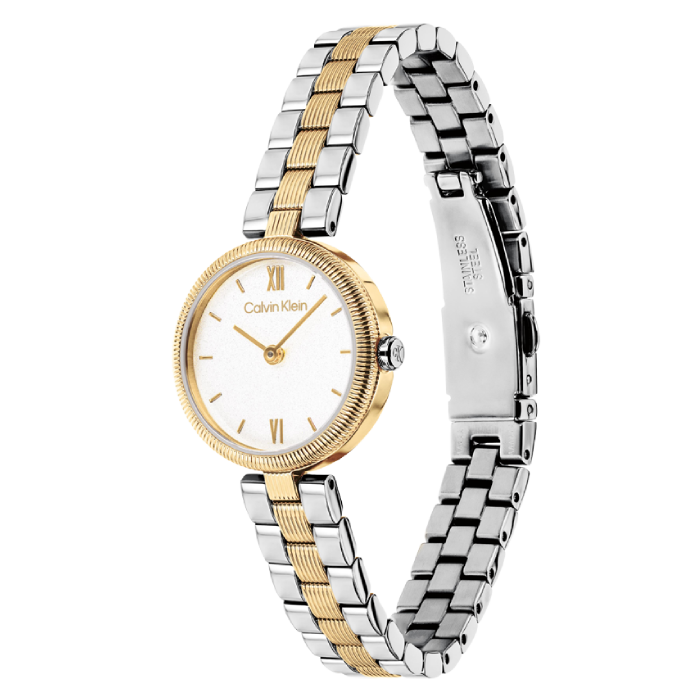 Relógio Senhora Bicolor Aço e Dourado