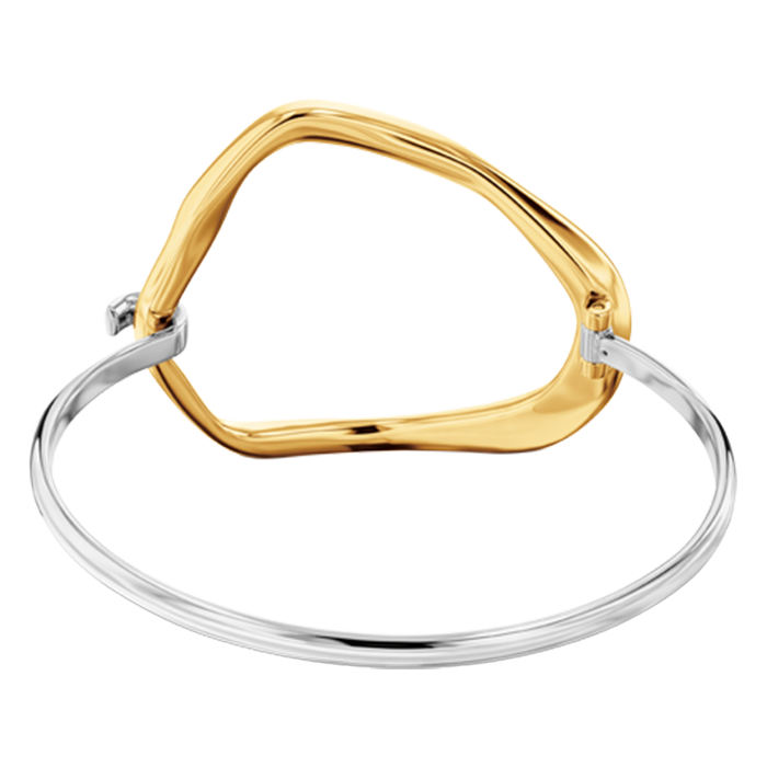 Pulseira Senhora em Aço e Dourado