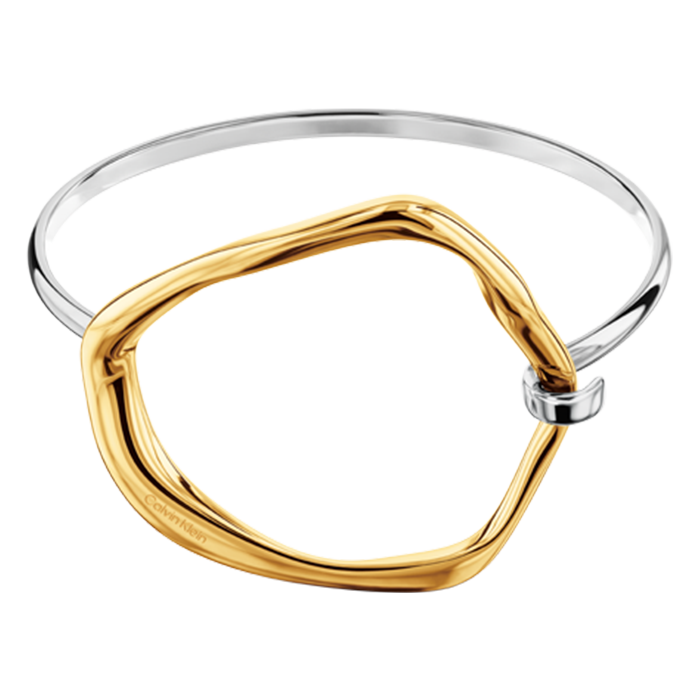 Pulseira Senhora em Aço e Dourado