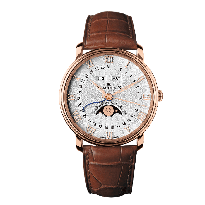 Villeret Calendário Completo Ouro Rosa