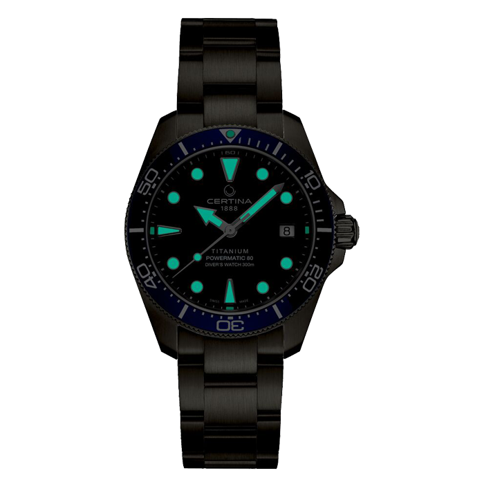 Relógio Homem Certina DS Action Diver 38mm Titanium