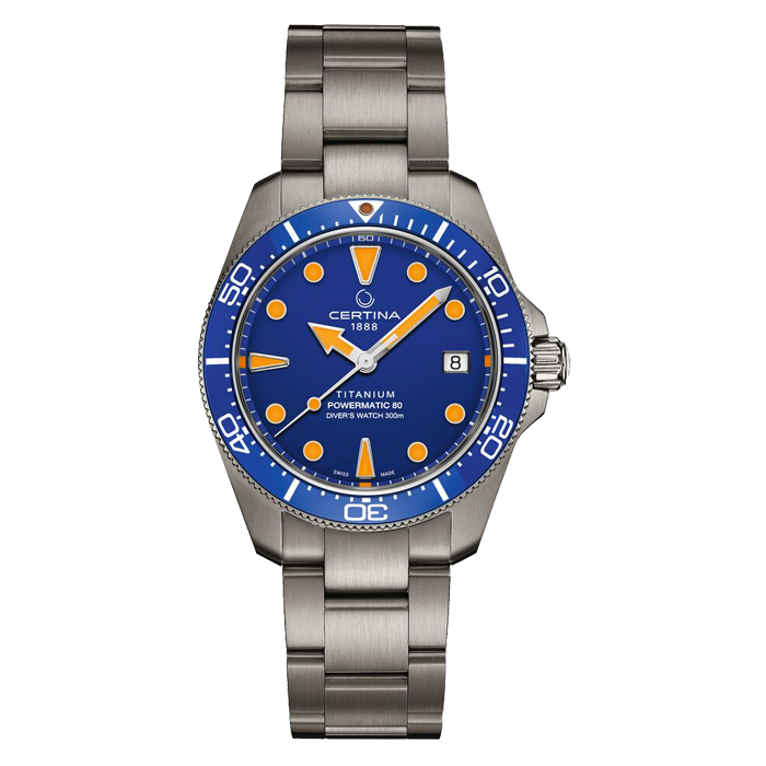 Relógio Homem Certina DS Action Diver 38mm Titanium