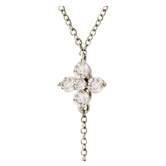 Colar Maggie Ouro e Diamantes