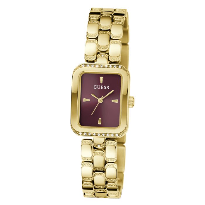 Relógio Feminino Isla Dourado e Bordeaux