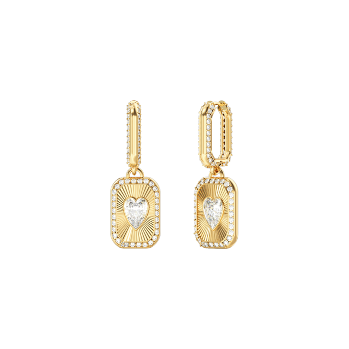Brincos Crystal Love Dourados