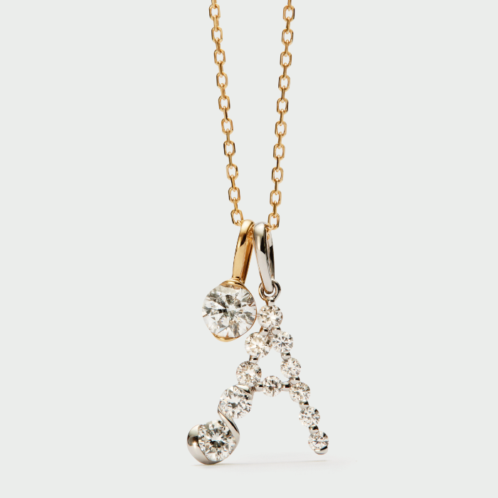 Pendente Grace Mini Ouro Diamantes