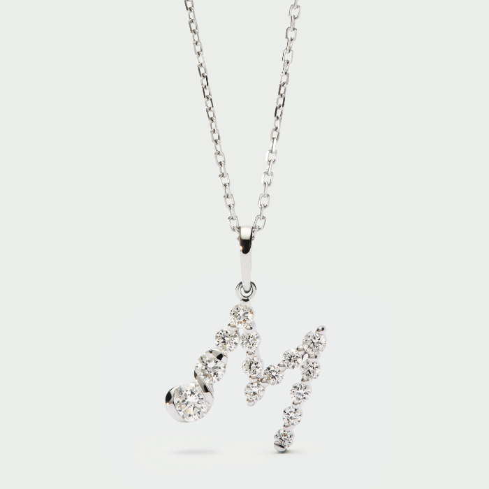 Pendente Inicial M Our Diamantes