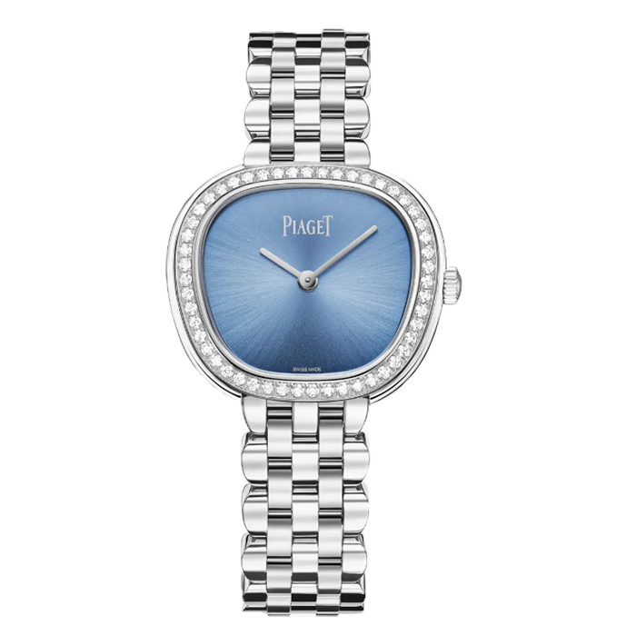 Relógio Sixtie Azul Aço E Diamantes 29mm