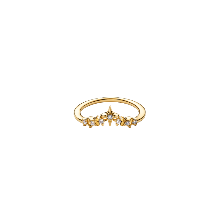 Anel Estrelas Tiara