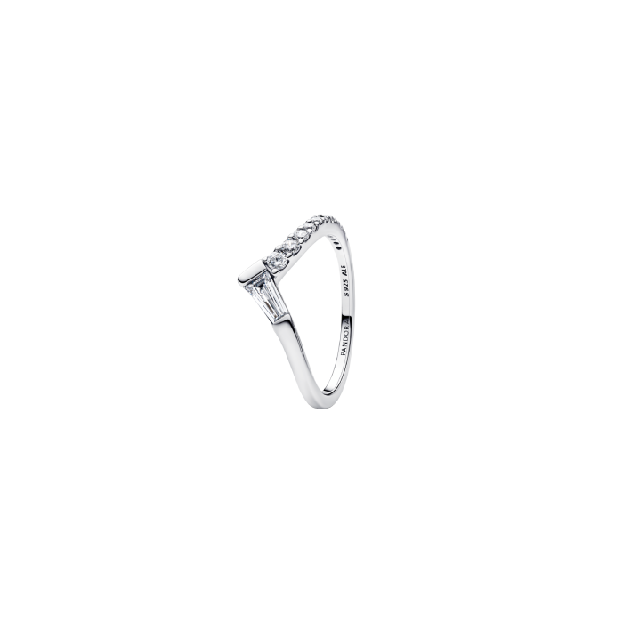 Anel Aro Pavé Baguette Tiara