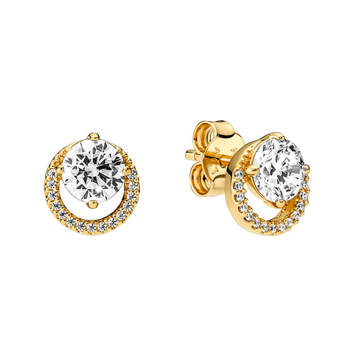 Brincos Sparkling Round