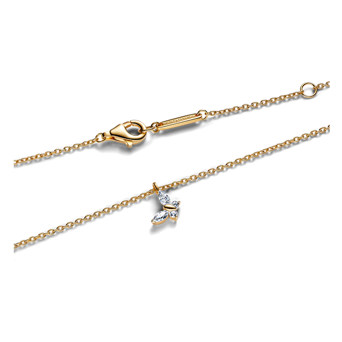 Colar Timeless Dourado Borboleta Zircónias