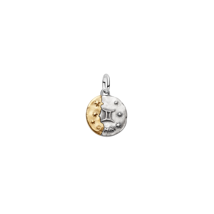 Conta Medalhão Zodíaco Gémeos