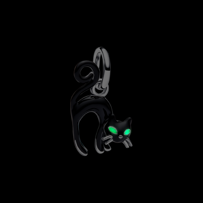 Conta Pendente Gato Preto