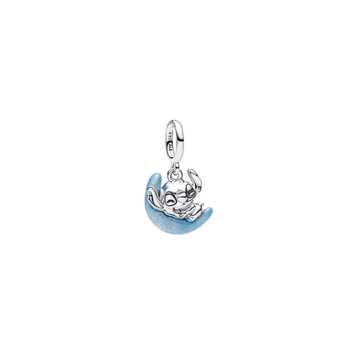 Conta Pendente Lua Brilha no Escuro Stitch Disney