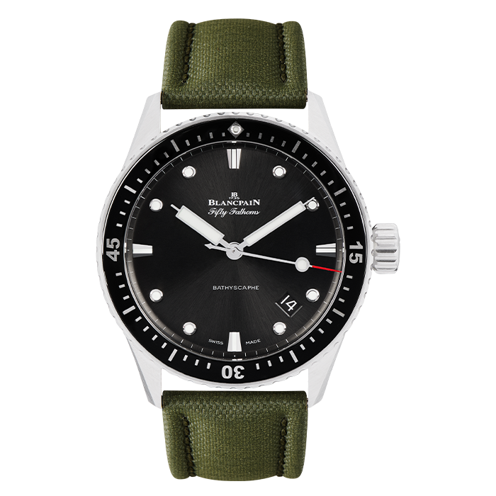 Relógio Blancpain Fifty Fathoms Bathyscaphe Data