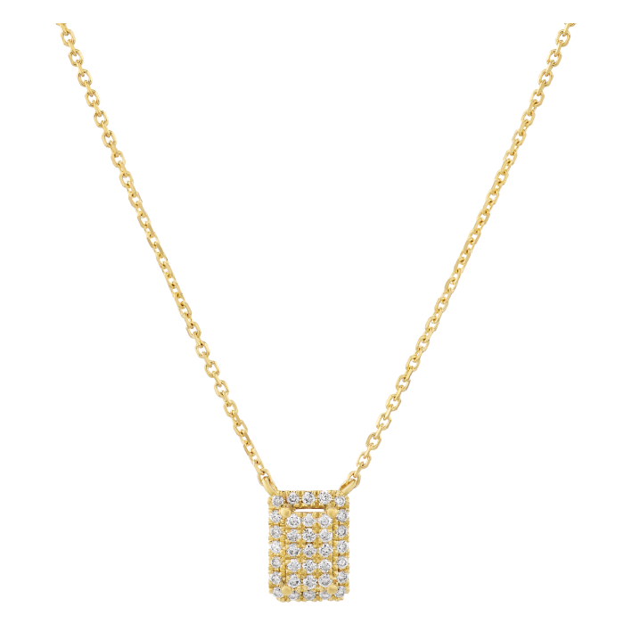 Colar Épure Radiant Modelo Pequeno Ouro Amarelo e Diamantes