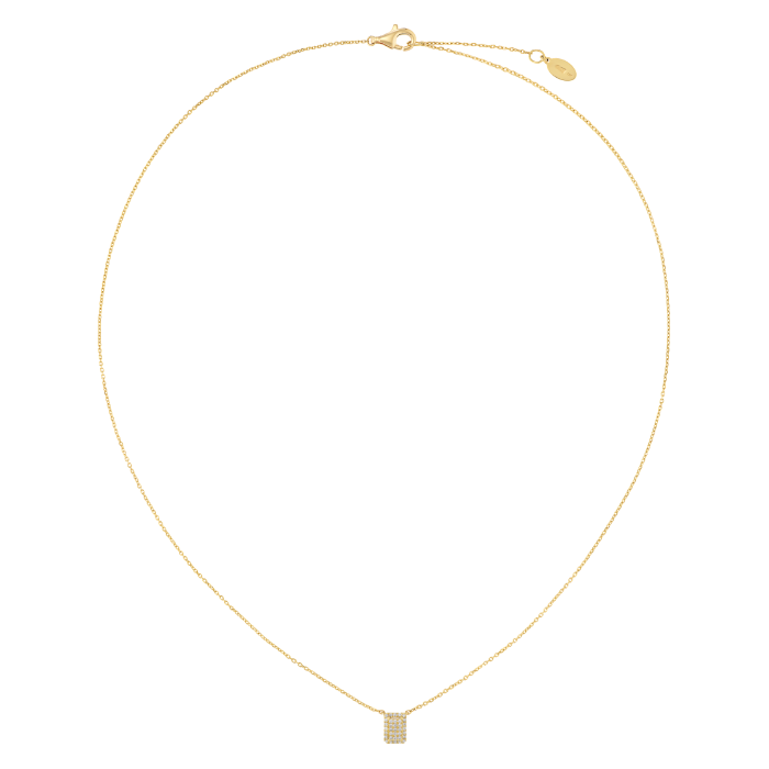 Colar Épure Radiant Modelo Pequeno Ouro Amarelo e Diamantes