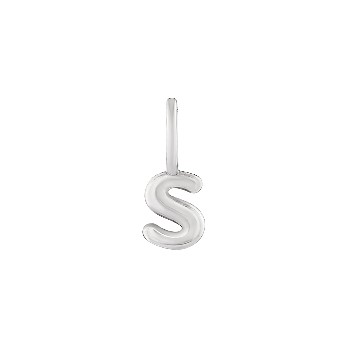 Pendente Letters Collection Ouro Branco Letra S