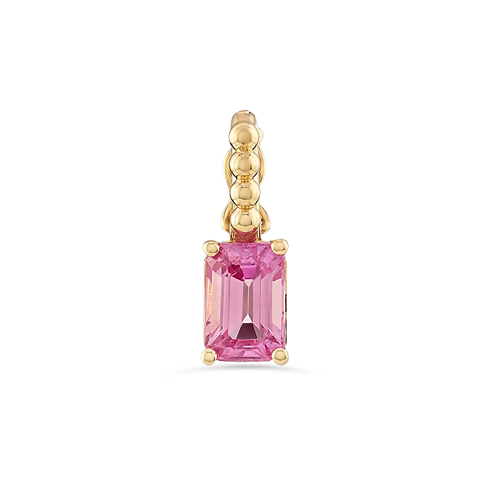 Pendente Unity Ouro Rosa E Safira Rosa