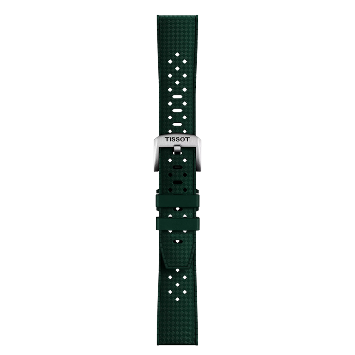 Bracelete Tissot Oficial Borracha Verde