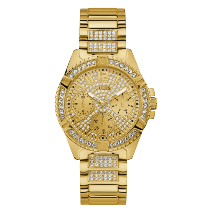 Relógio Feminino Frontier Dourado com Brilhantes