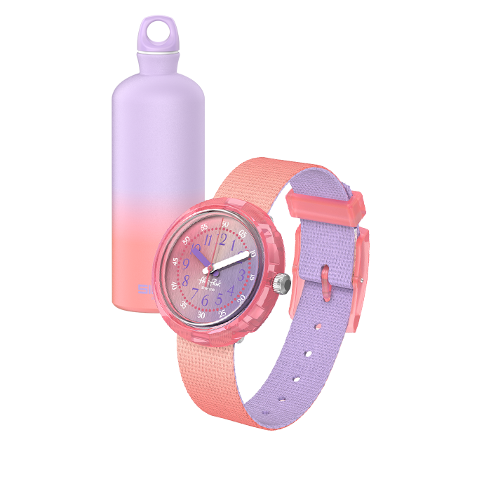 Relógio Flik Flak de criança rosa SIGG