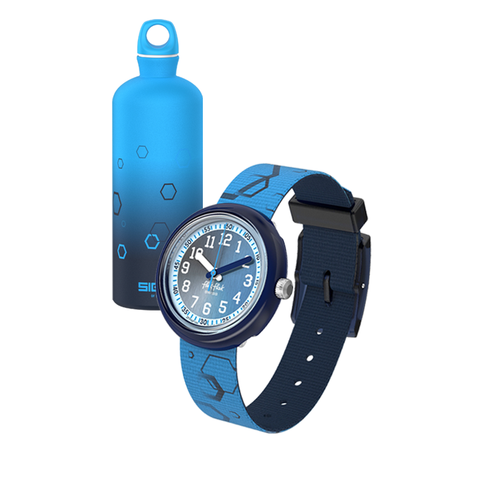 Relógio Flik Flak de criança azul SIGG