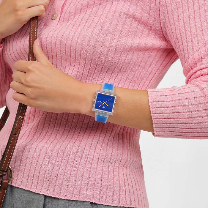 Relógio Swatch homem Azul Quadrado Data