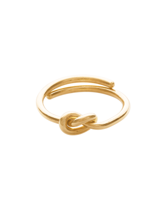 Anel Noeud Dourado