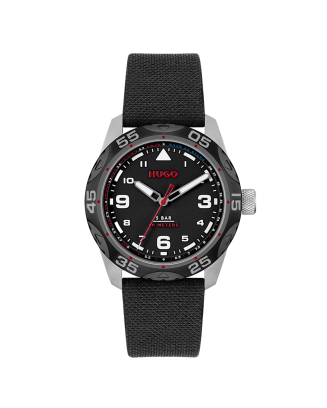 Relógio #Trek Aço IP e Nylon Preto