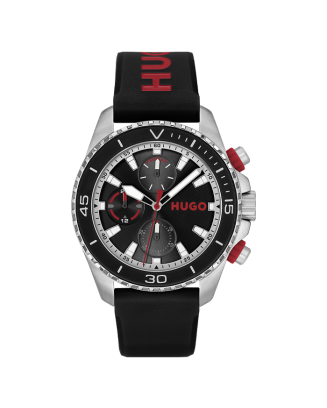 Relógio Homem Multifunções Silicone #DIVE