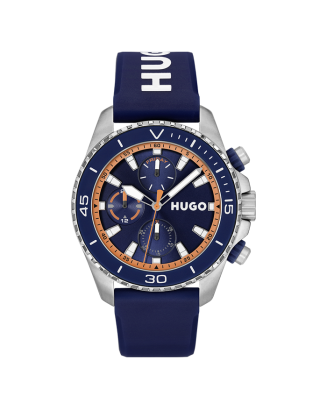 Relógio Homem Multifunções Silicone #DIVE