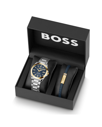 Set Relógio BOSS STRIKE e Pulseira