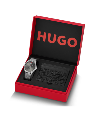 Set Relógio HUGO #SMASH e Porta Cartões
