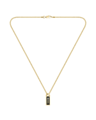 Colar Homem Aço Dourado KASSY EMBLEM