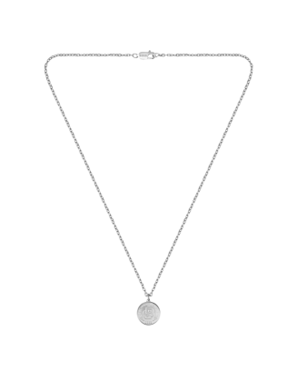 Colar Homem Aço Medalha DOUBLE B COIN