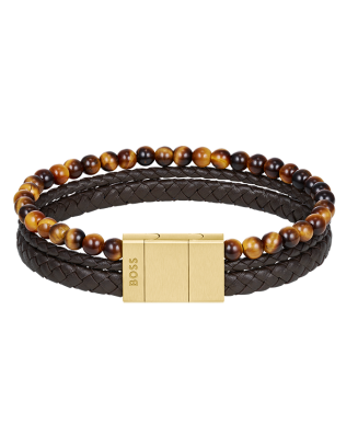 Pulseira Homem Olho-de-Tigre SPHERE MIX