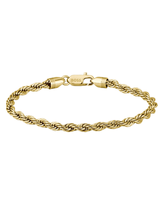 Pulseira Homem A&ccedil;o Dourado MYLES