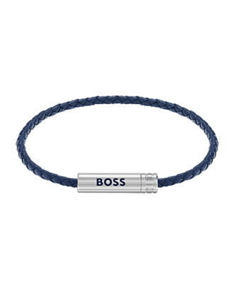 Pulseira Homem Pele e A&ccedil;o Ares Air