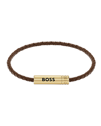 Pulseira Homem Pele e A&ccedil;o Ares Air