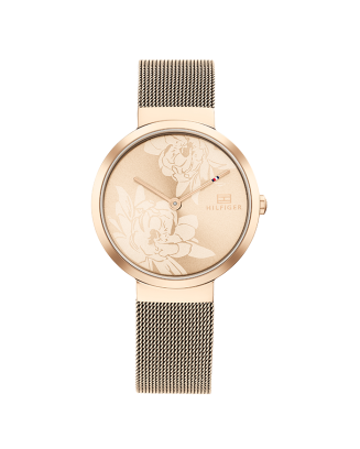 Relógio AÇO IP DOURADO ROSA