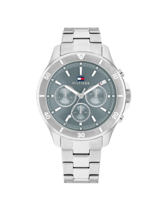 Relógio Multifunções Mulher Aço Cristais