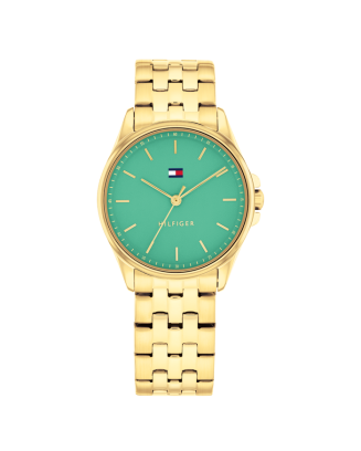 Relógio Mulher Aço IP Dourado