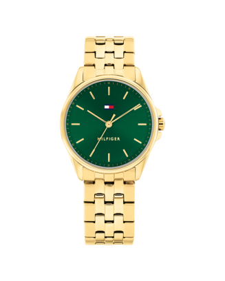 Relógio Mulher Aço IP Dourado